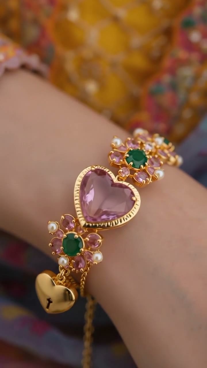 Heart Charm Bracelet