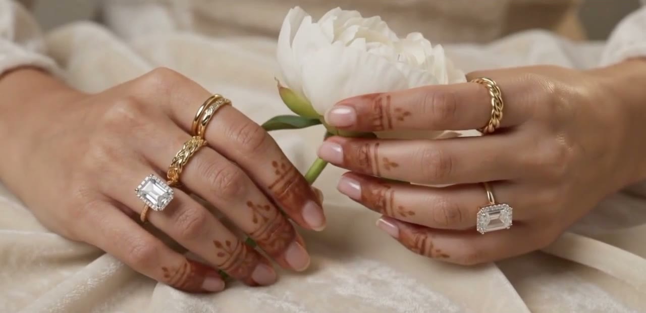 Solitaire Cocktail Rings